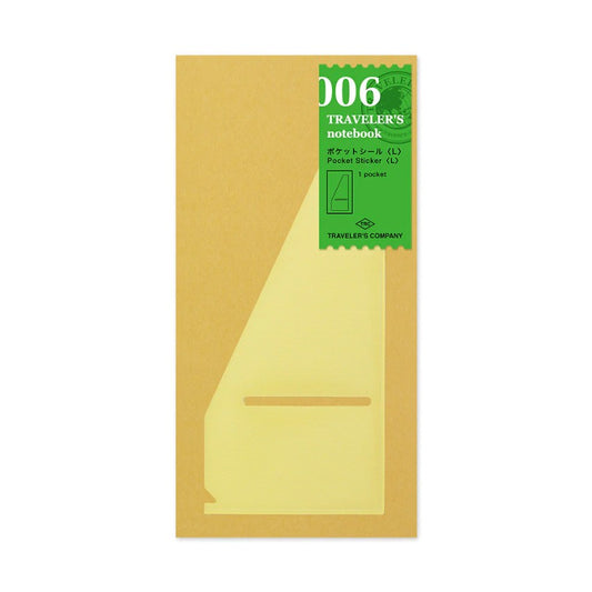 TRAVELER’S notebook - 006 Pocket Sticker (L)