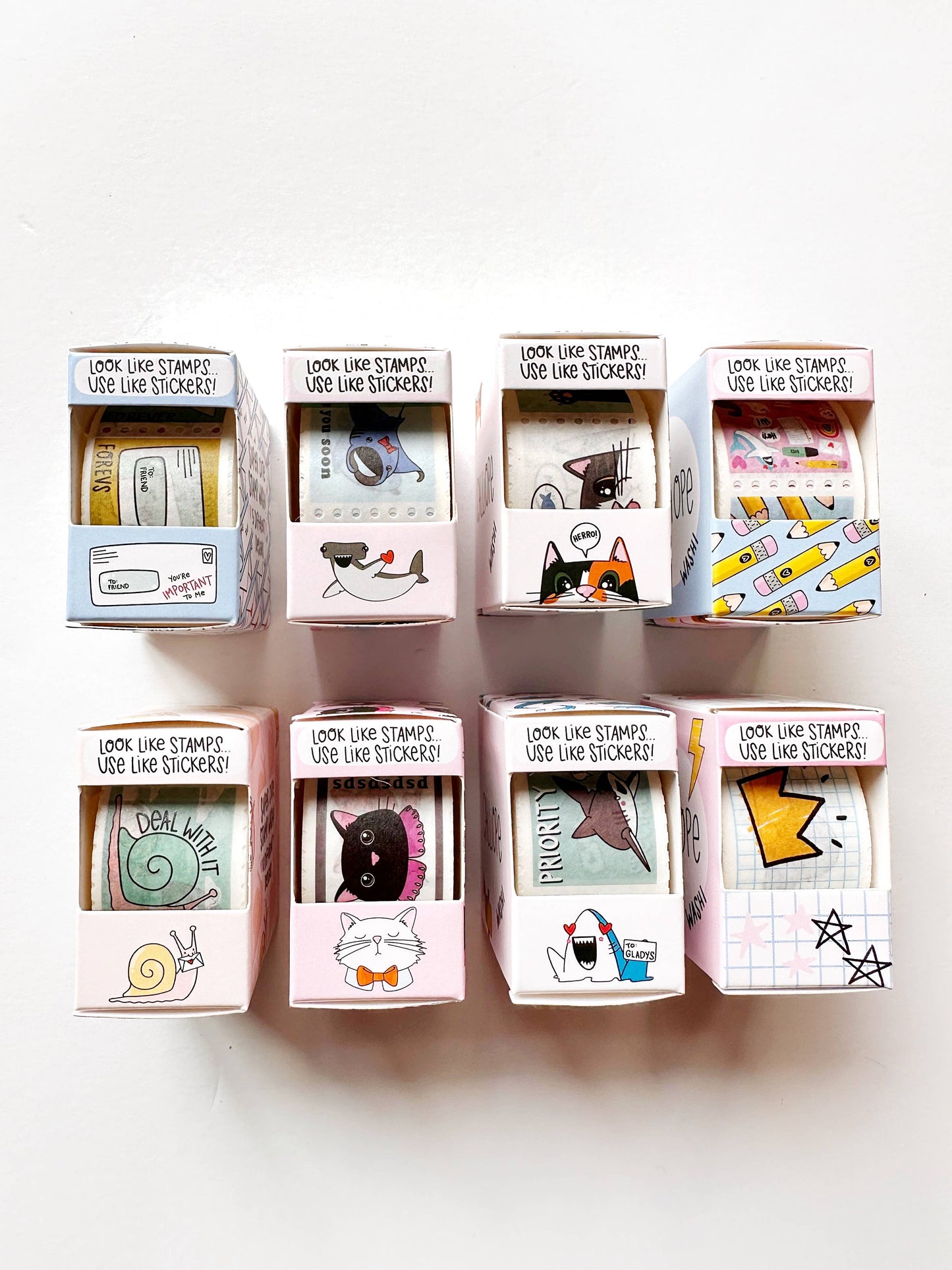 Mini Meows Faux-stage Stamp Washi