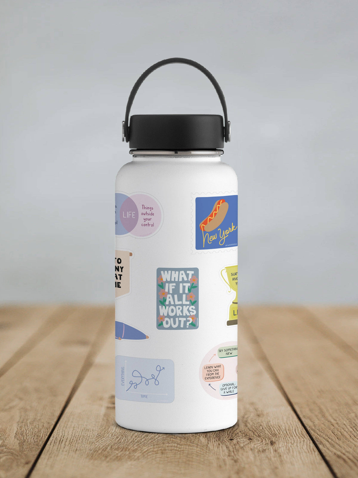 What if It All Works Out? Matte Vinyl Sticker