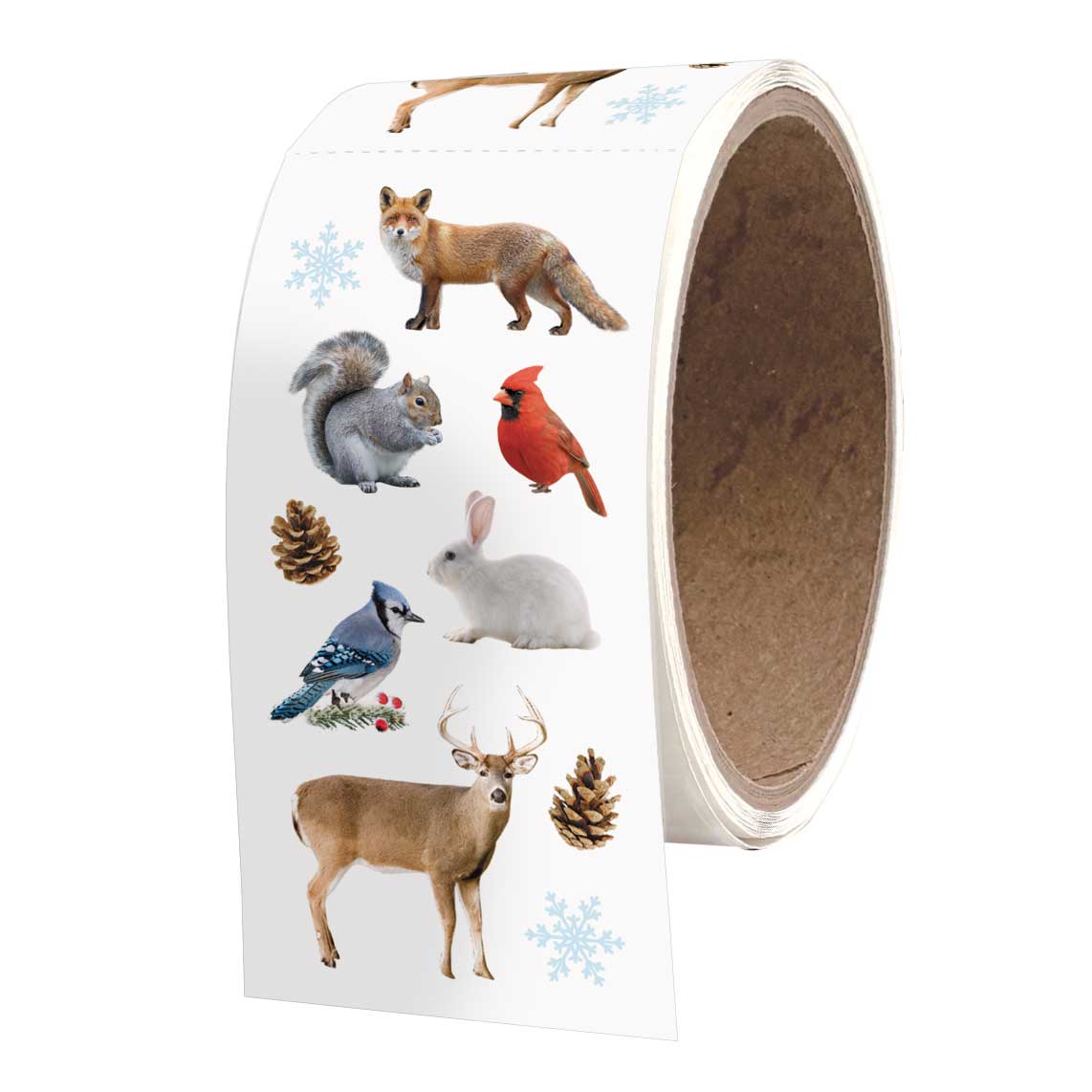 Winter Animals 2x4 Sticker Sheet