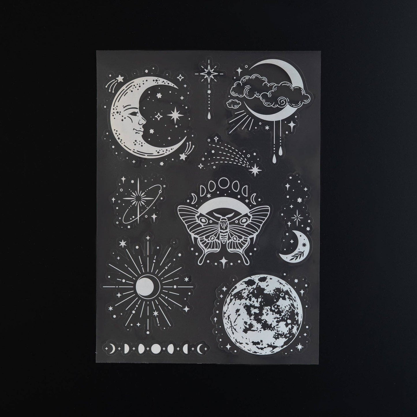 Lunar Veil Sticker Set
