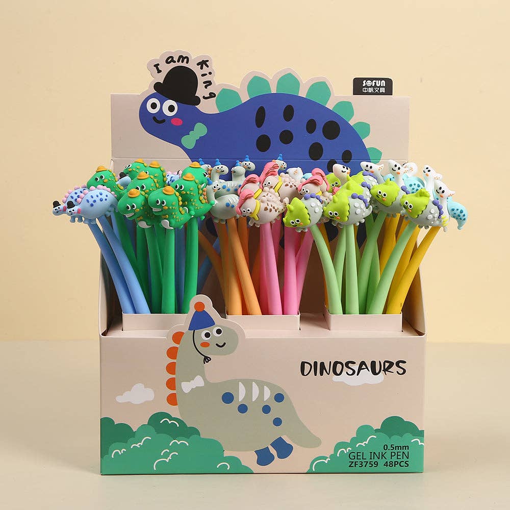 DINO CARTOON GEL PEN