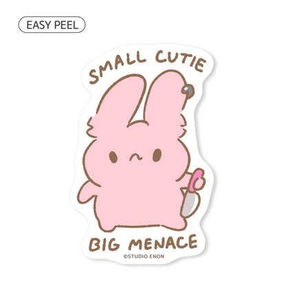 Mallobun Bunny Big Menace Sticker