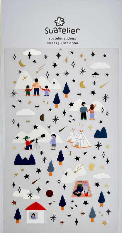 SEE A STAR STICKERS