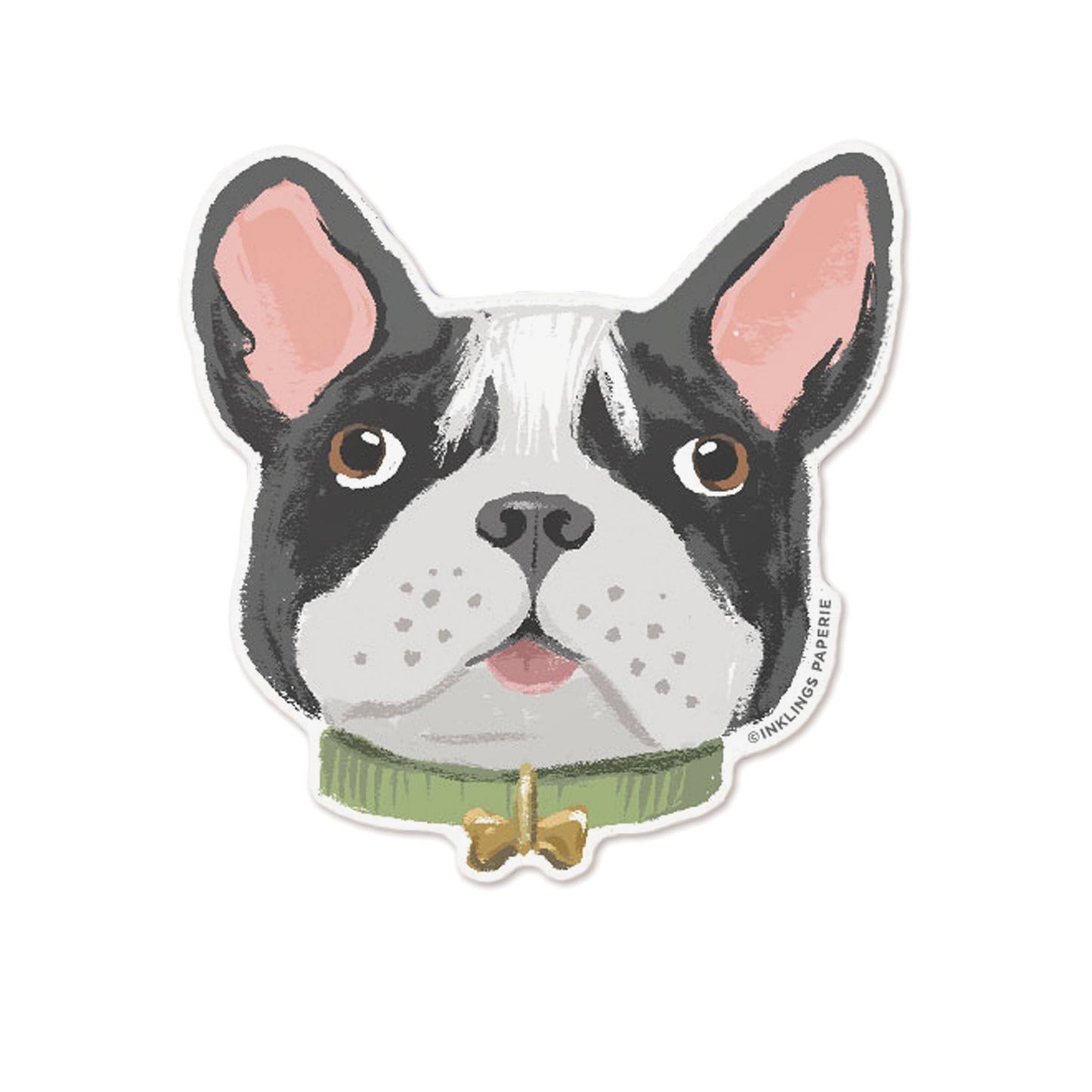 Vinyl Sticker - French Bulldog Face