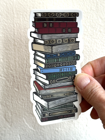 Book Stack STICKER
