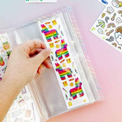 Colorful Stickers Pocket Sticker Keeper