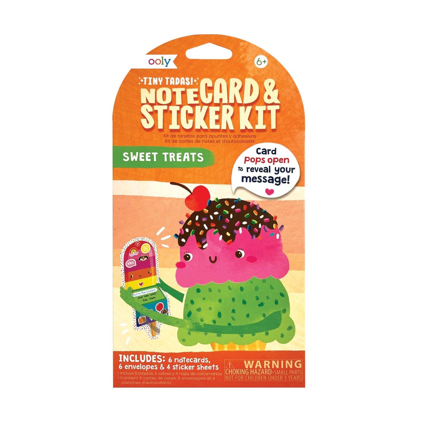 Tiny Tadas!: Notecard & Sticker Kit (Sweet Treats)