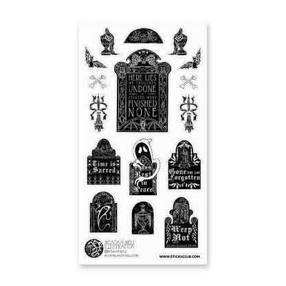 Dearly Departed Sticker Sheet