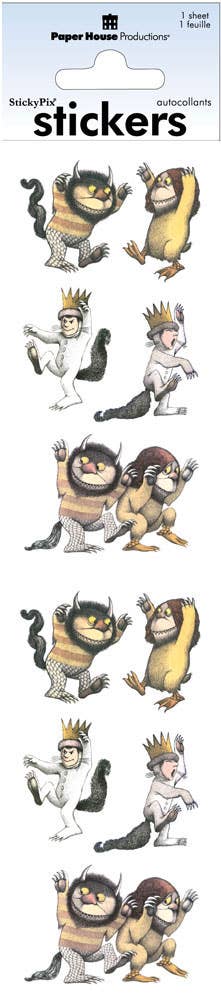 Where the Wild Things Are 2" stickers