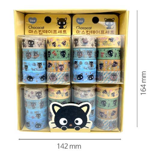 Sanrio Masking Tape Set (8 Rolls) – Chococat & Usahana