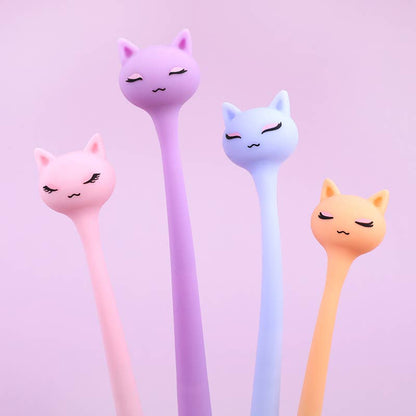 Pastel Cats Wiggle Gel Pen