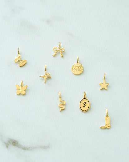 Charm Garden - Bow Charm - Gold