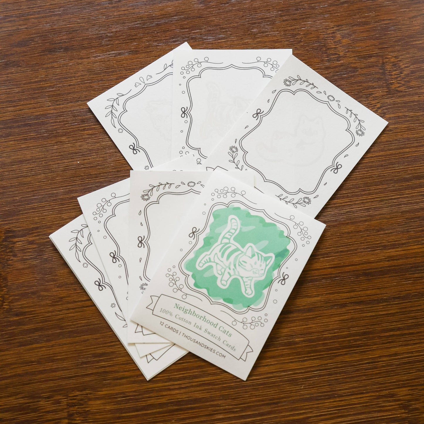 Neighborhood Cats Ink Cards