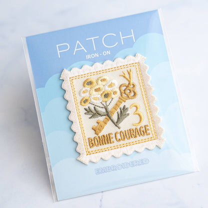 Vintage Stamps Patches - Iron on Patch