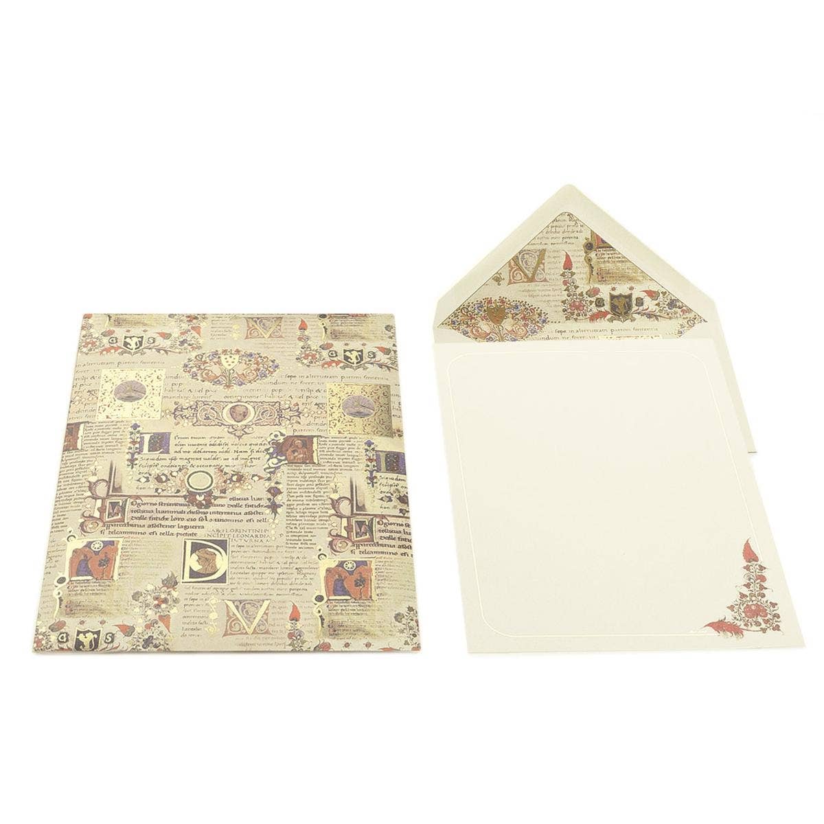 Portfolio Writing Sheets, Note Cards, Italian Stationery