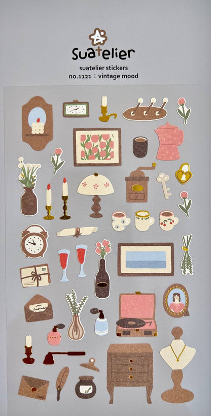 VINTAGE MOOD STICKERS