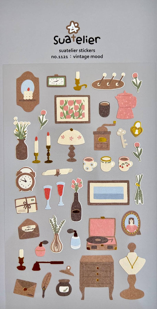 VINTAGE MOOD STICKERS