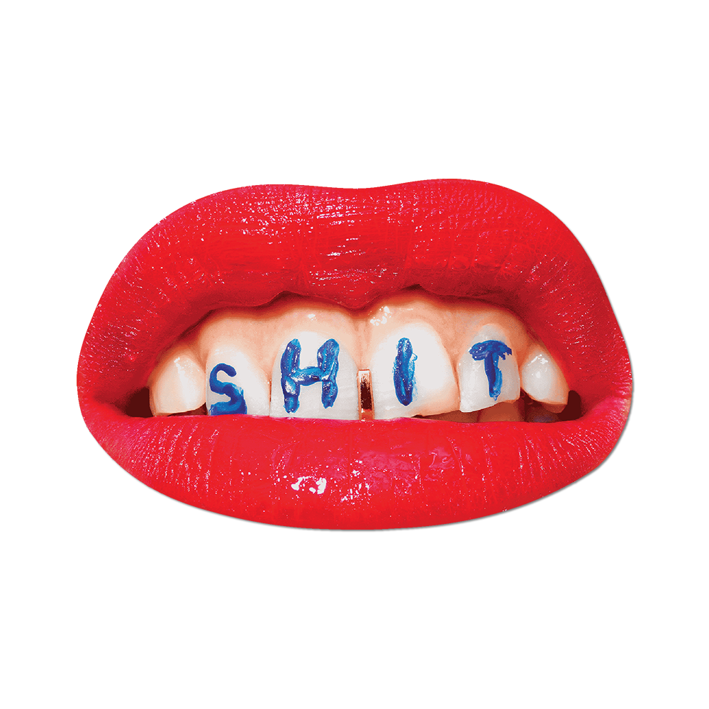Shit by Toiletpaper - Die-Cut Sticker (Back to School)