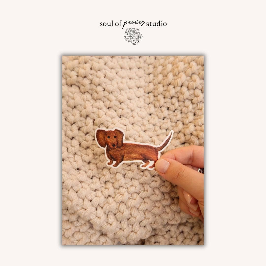 Dachshund Vinyl Sticker
