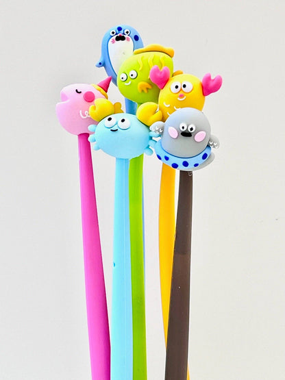 HAPPY SEA ANIMALS GEL PEN