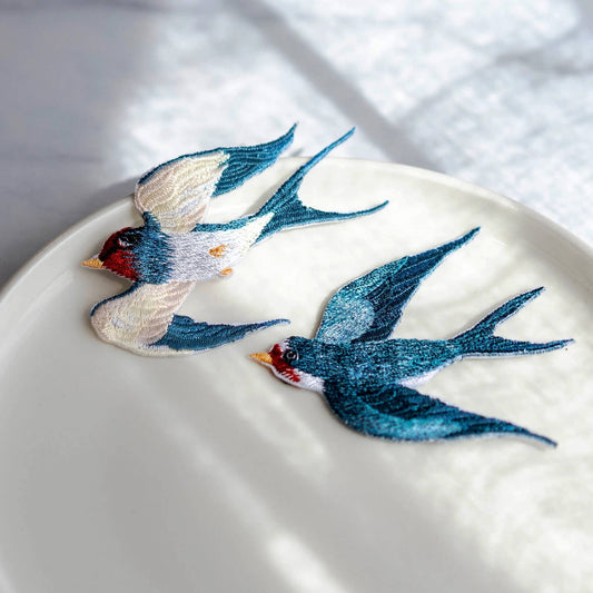 Swallow Bird Patches - Iron on Patch