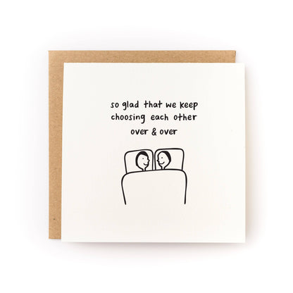 Choosing Each Other Love Card - Letterpress Printed