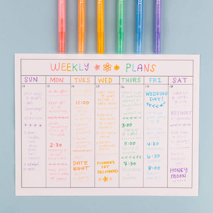 TwinTone Marker Set, 6-Pack Pastel