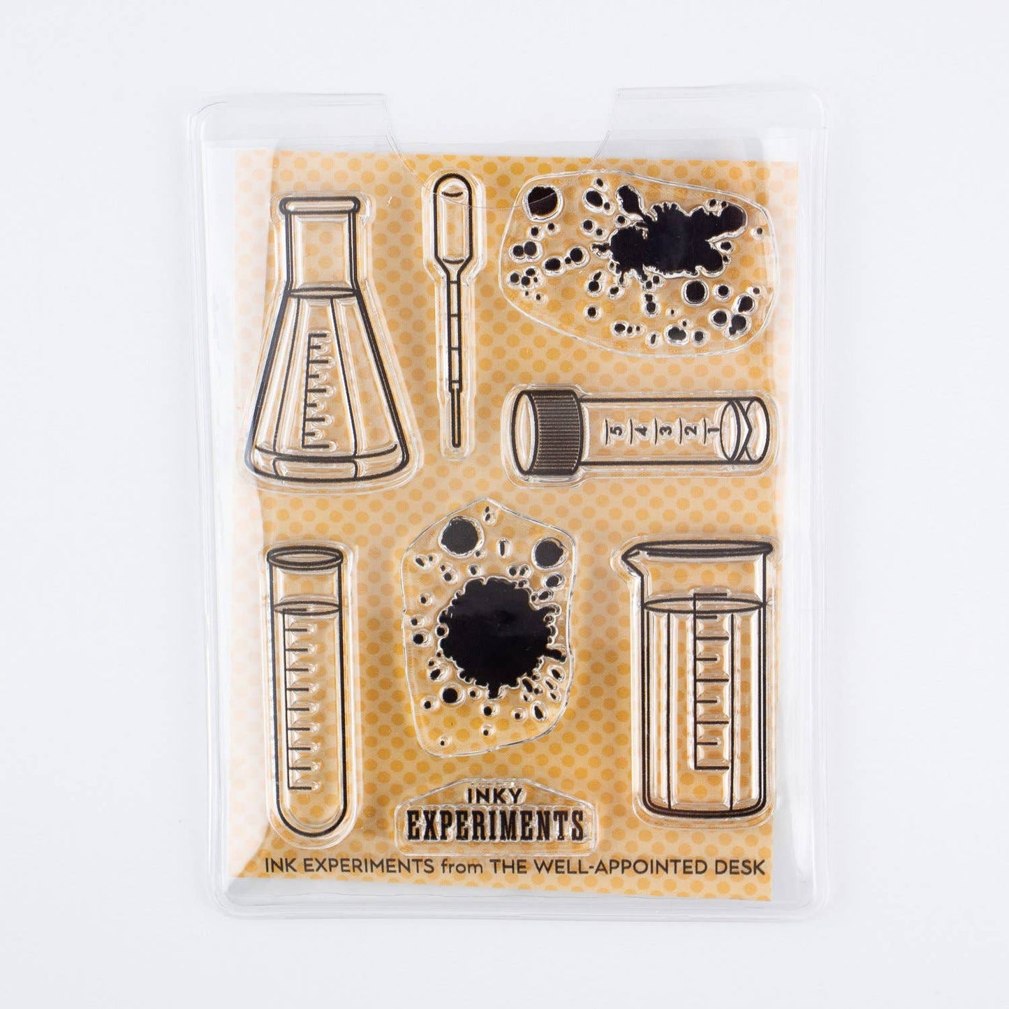 Ink Experiments 3"x4" Clear Stamp Set (8 stamp designs)