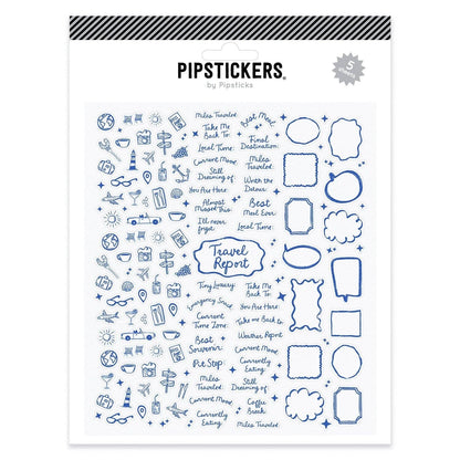 Travel Report Journaling Label (5ct)