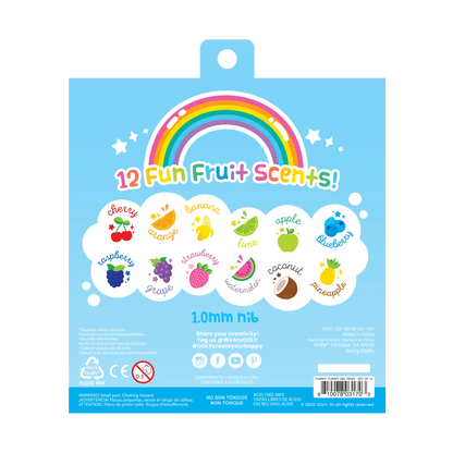 Yummy Yummy: Scented Glitter Gel Pens (Set of 12)