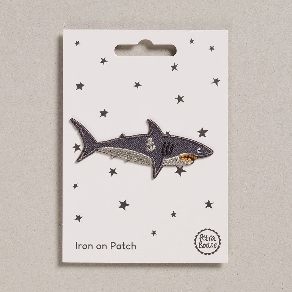 Shark Iron-On Embroidered Patch