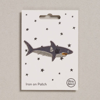 Shark Iron-On Embroidered Patch
