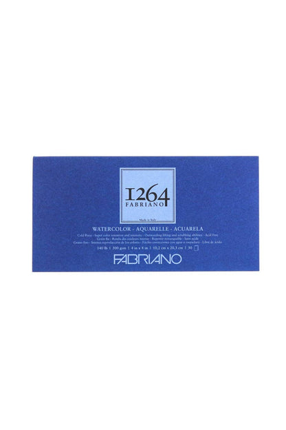 Fabriano 1264 Watercolor Pad, 140 140lb. (300gsm)