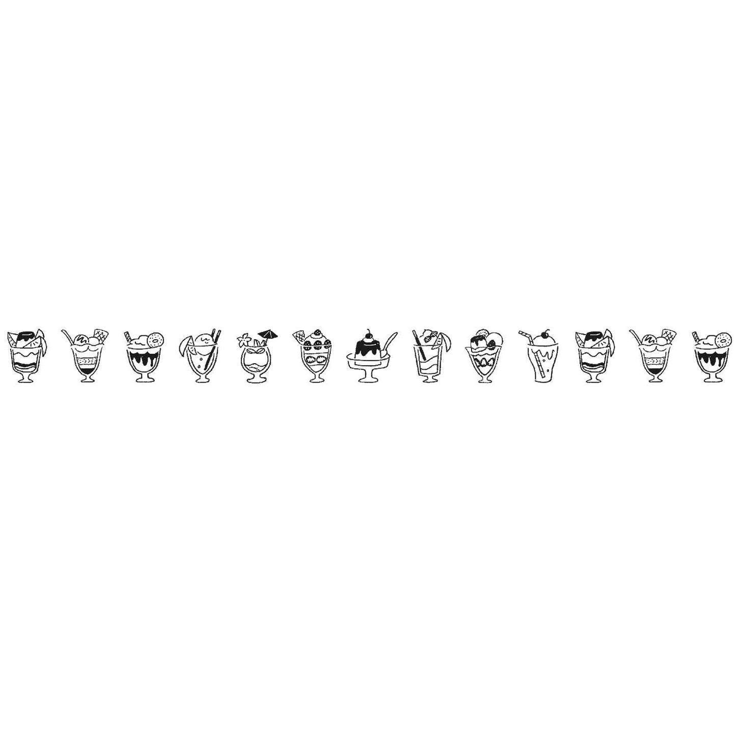Petit Deco Tape - Monochromatic