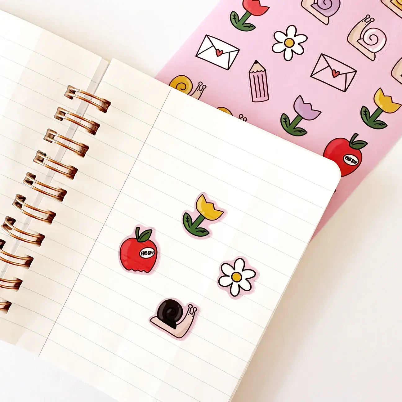 Charming Snails Clear Sticker Sheet