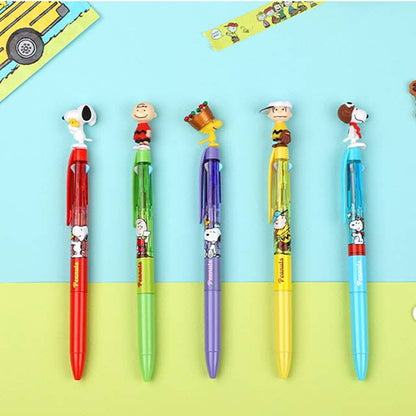 Single Peanuts Figure Mascot Ballpoint Pen 0.5mm - 3Colors