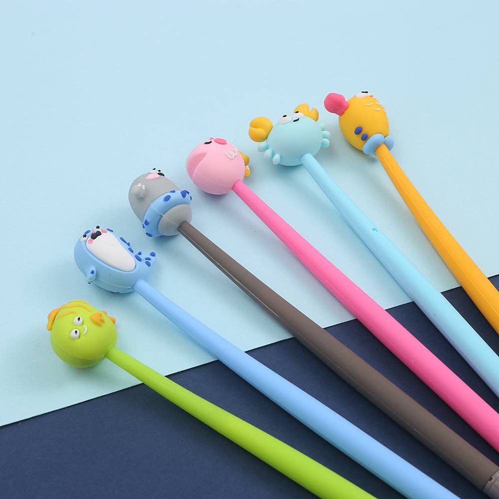 HAPPY SEA ANIMALS GEL PEN