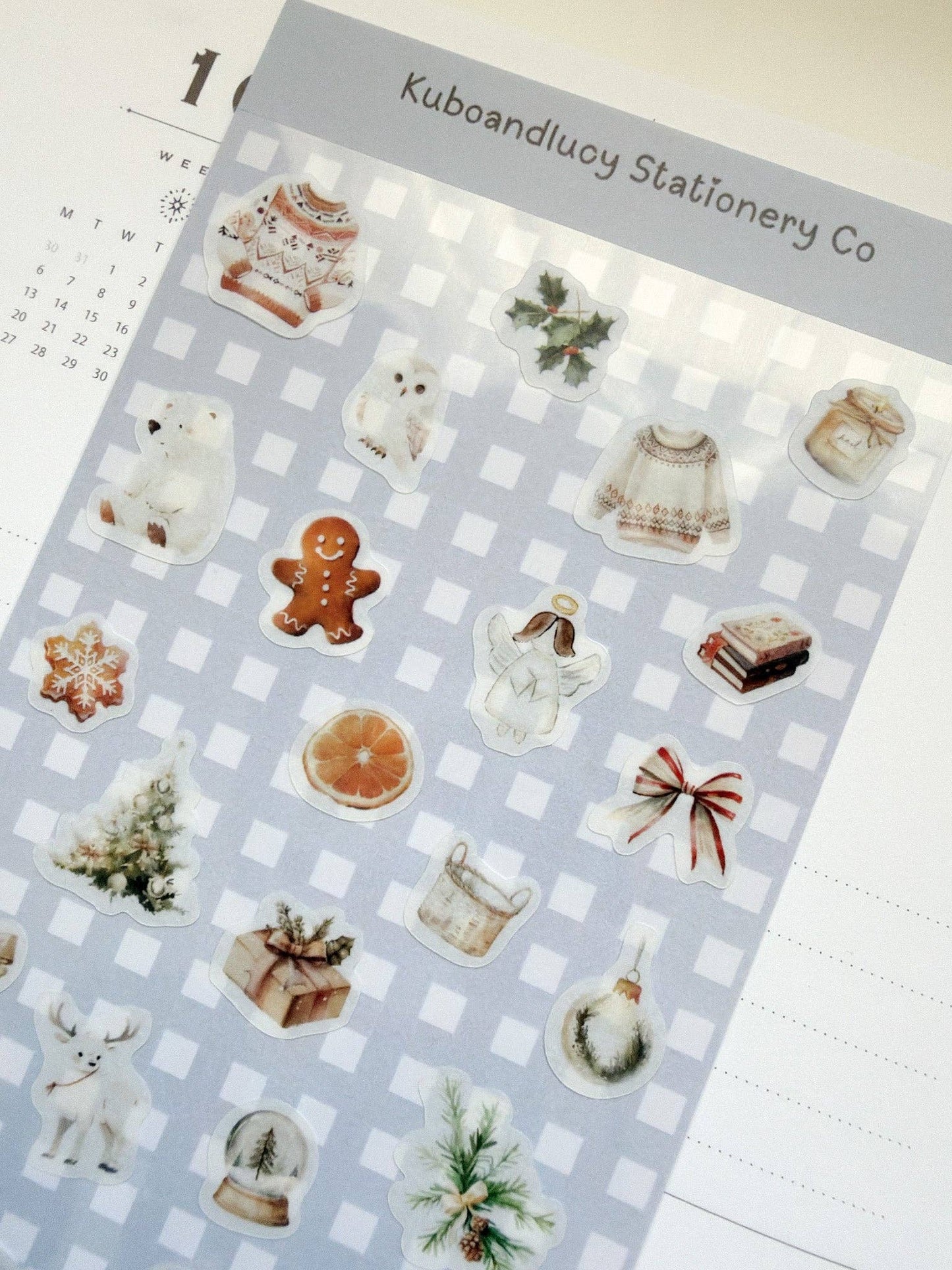Kuboandlucy Stationery Co | Winter Elements Sticker Sheet