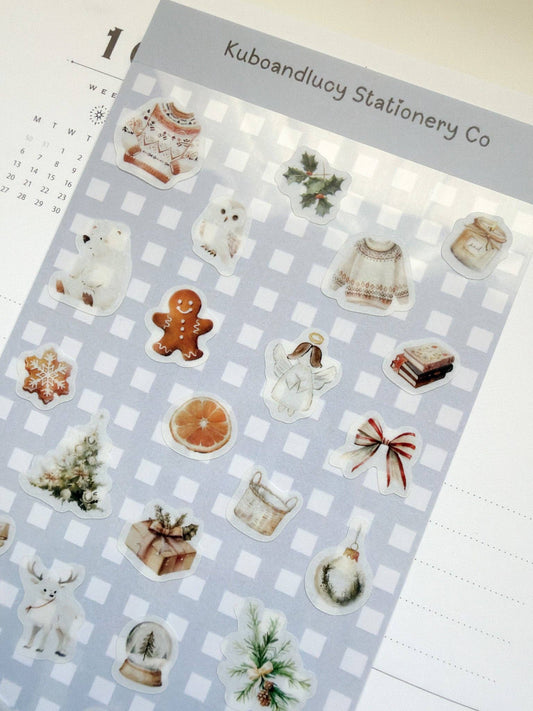Kuboandlucy Stationery Co | Winter Elements Sticker Sheet