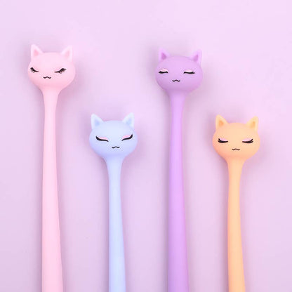 Pastel Cats Wiggle Gel Pen