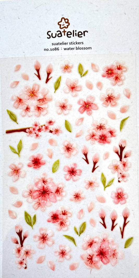 WATER BLOSSOM STICKERS