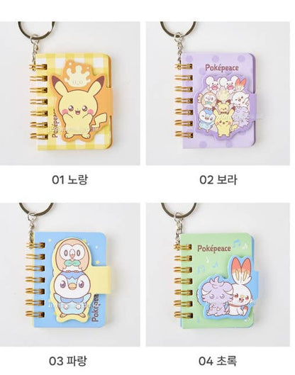Pokémon Poképeace Mini Keyring Notebook