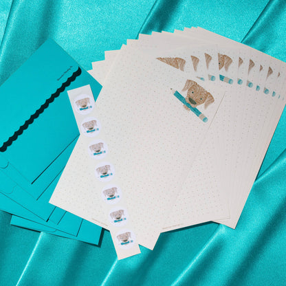 Pencil Dog Letter Writing Set