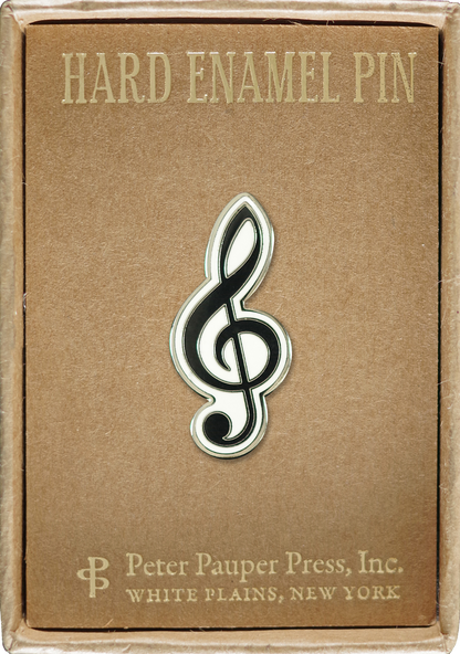 Treble Clef Enamel Pin