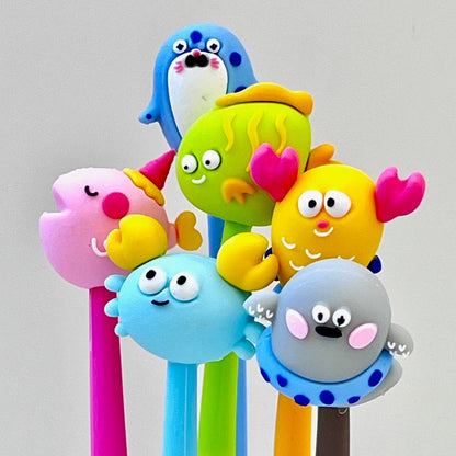HAPPY SEA ANIMALS GEL PEN