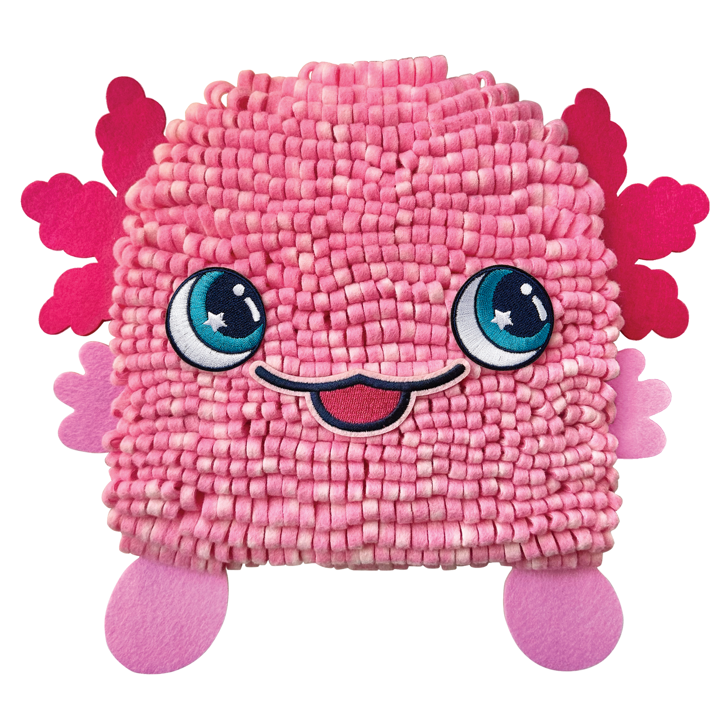 Magic Scrunch Pillow- Axolotl