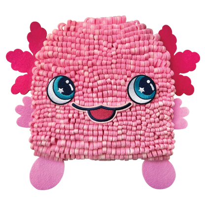 Magic Scrunch Pillow- Axolotl