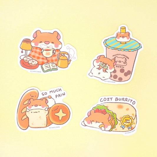 Muffinmaru Double Boba Sticker