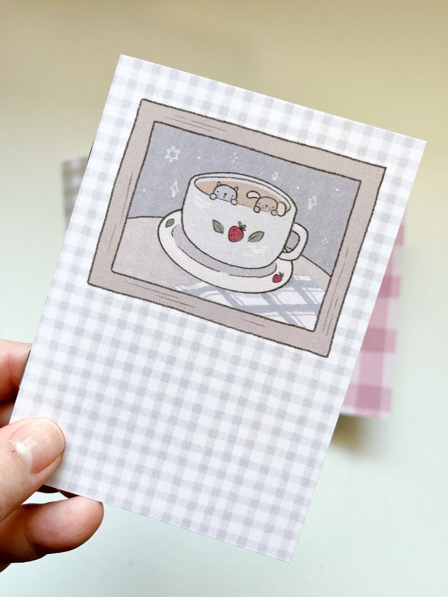 Kuboandlucy Stationery Co x Dana ate Oatmeal | Coffee Date Sticker Release Book | Passport Size